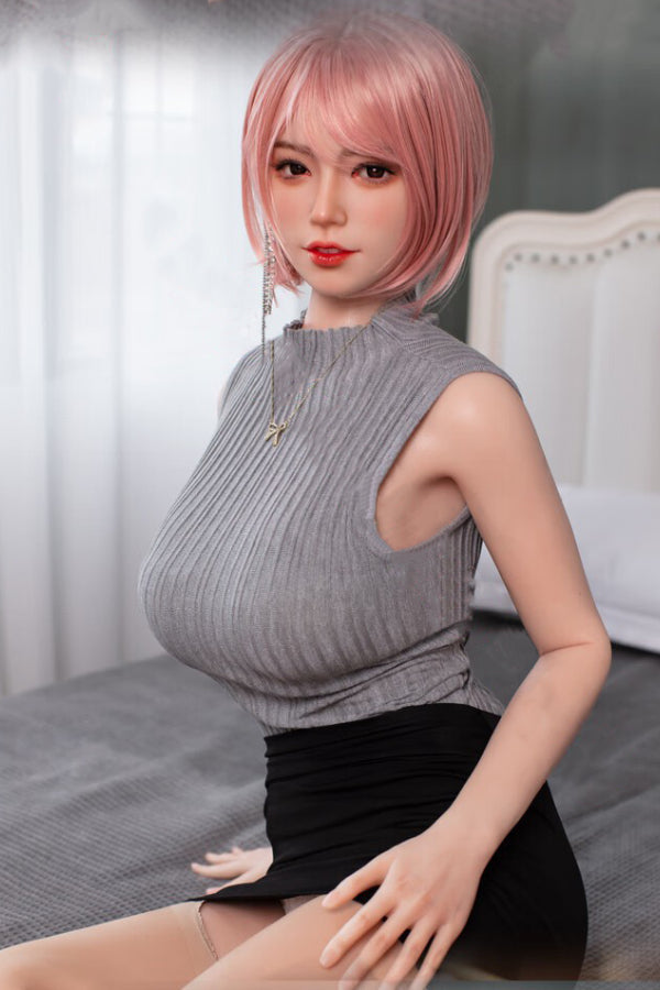 160cm/5ft3 D-cup Silicone Head Sex Doll - A55 Nan