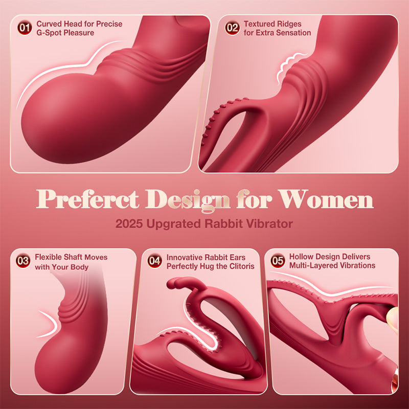 SeekHeart Buniva Rabbit Vibrator Sex Toys for Women