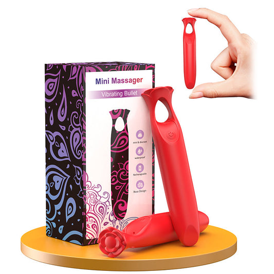 Ring——Präziser Bullet-Vibrator avec 12 vibrations pour la stimulation du clitoris 