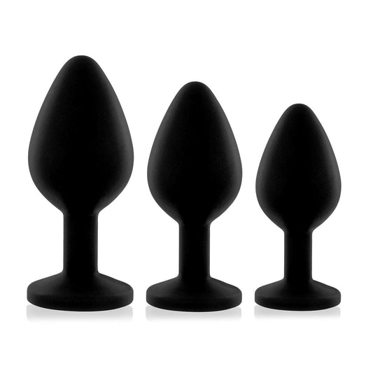 Ensemble de plugs en silicone pour les fesses