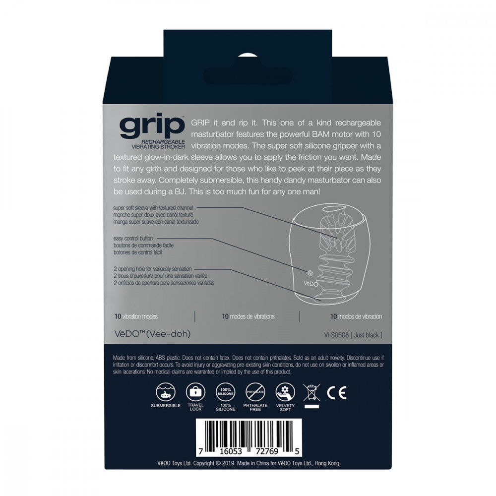 Grip Vibrating Stroker