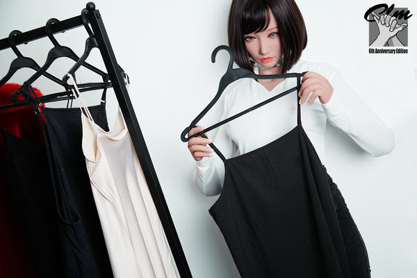 🔹CLM Classic🔹158cm/5ft2 B-Cup Korean Fukada(Shopping) Black Skin Sex Doll