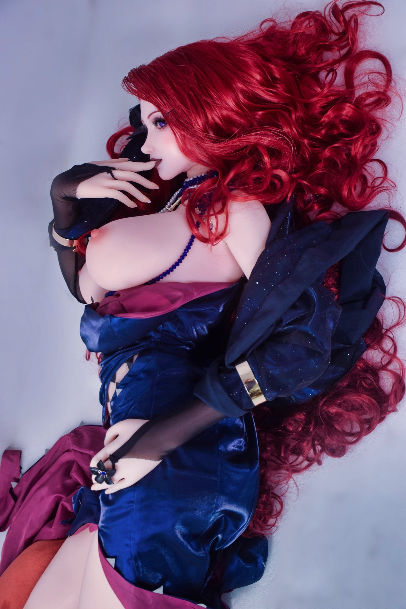 165cm/5ft5 Redhead Big Boobs Anime Silicone Sex Doll - Kikukawa Rei