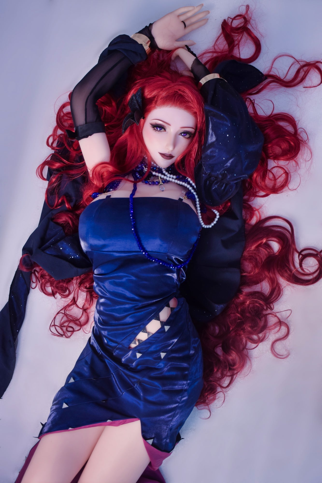 165cm/5ft5 Redhead Big Boobs Anime Silicone Sex Doll - Kikukawa Rei