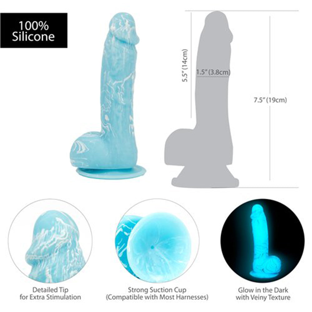 Addiction Luke Glow in the Dark Dildo