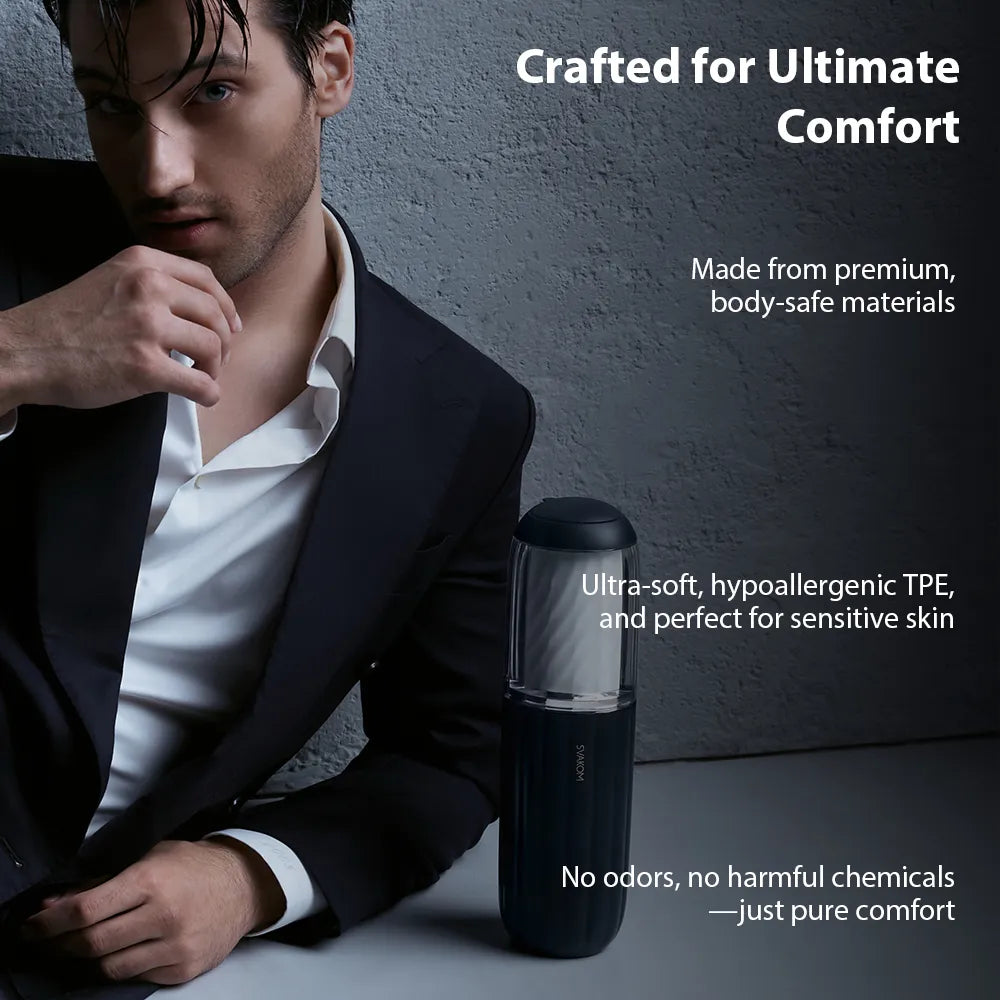 SVAKOM App-controlled Thrusting Male Simulator Masturbator