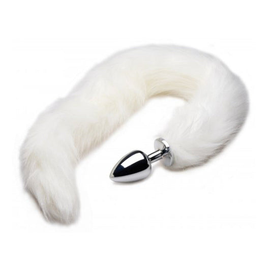 Extra langer Arctic Mink Schwanzplug