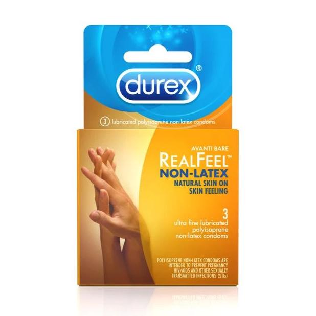 Préservatifs Real Feel sans latex - Lot de 3