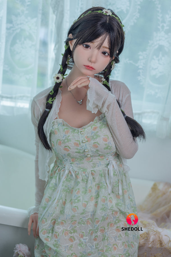 158cm/5ft C-cup Silicone Head Sex Doll - Qingning