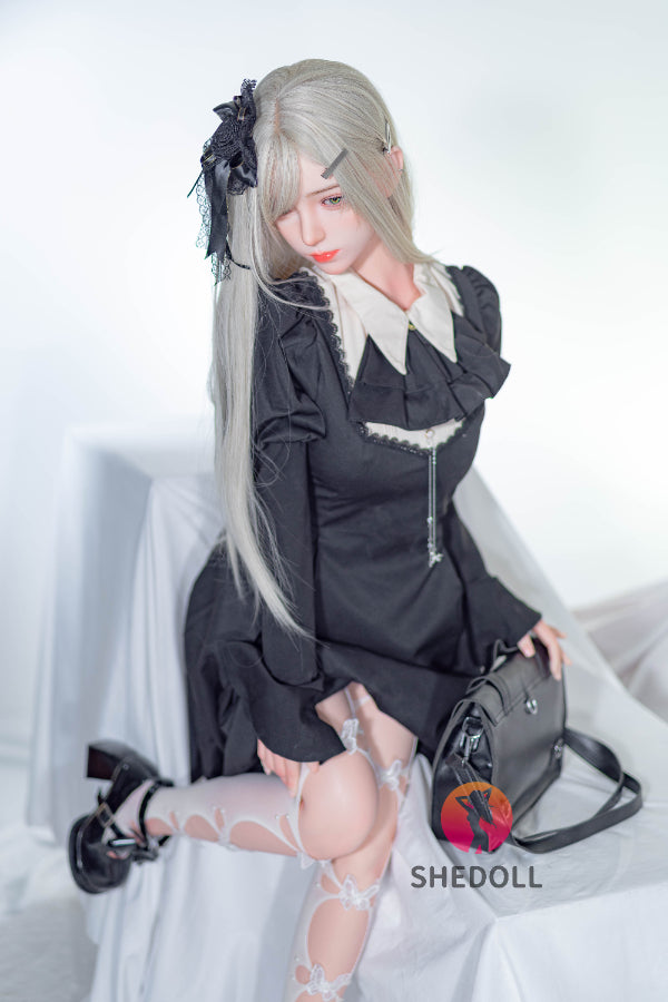 158cm/5ft C-cup Silicone Head Sex Doll - Guxiaoyu