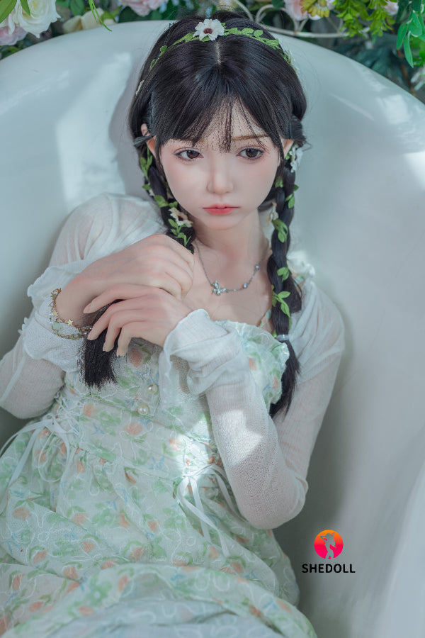 158cm/5ft C-cup Silicone Head Sex Doll - Qingning