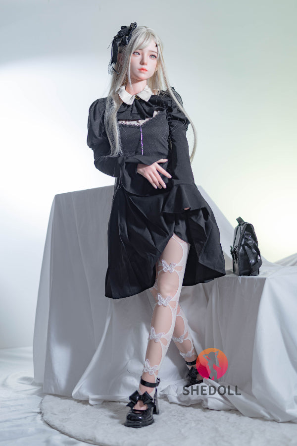 158cm/5ft C-cup Silicone Head Sex Doll - Guxiaoyu