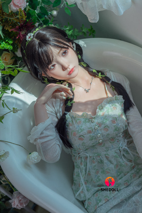158cm/5ft C-cup Silicone Head Sex Doll - Qingning