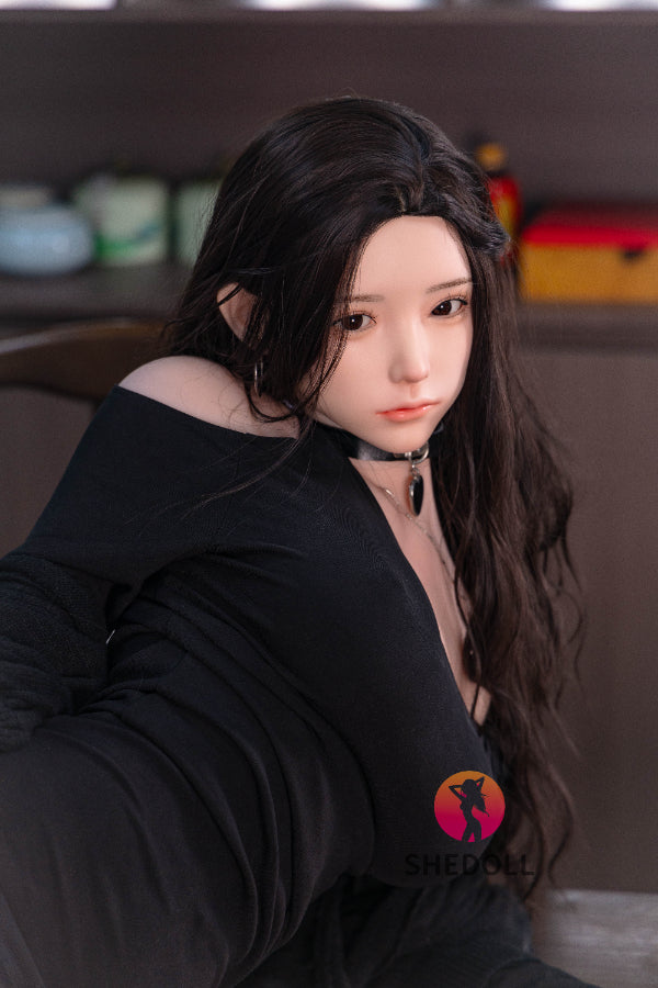 170cm/5ft7 E-cup Silicone Head Sex Doll - Chuyue