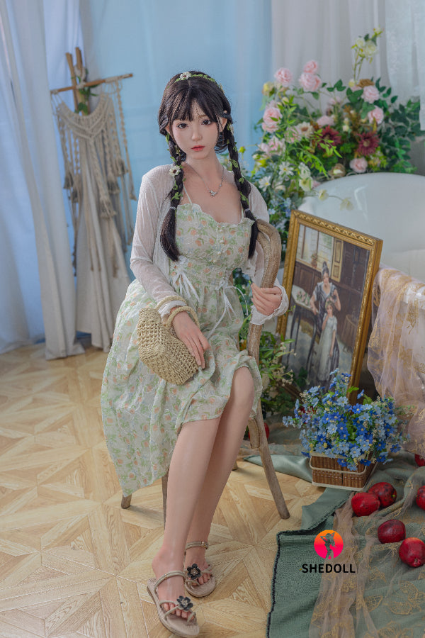 158cm/5ft C-cup Silicone Head Sex Doll - Qingning