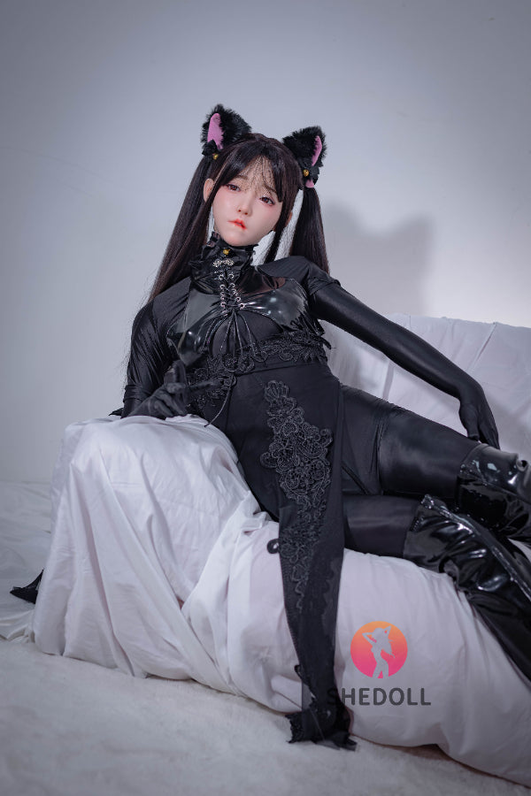 158cm/5ft C-cup Silicone Head Sex Doll - Chuyu