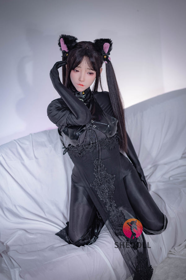 158cm/5ft C-cup Silicone Head Sex Doll - Chuyu