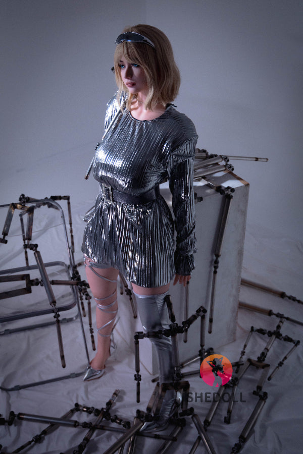 163cm/5ft4 H-cup Silicone Head Sex Doll - Tasha