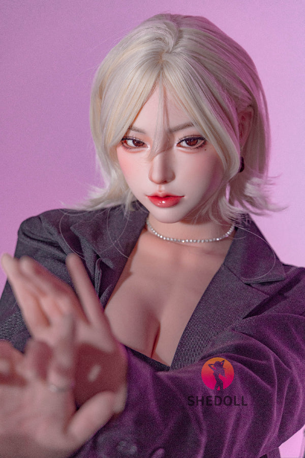 168cm/5ft8 D-cup Silicone Head Sex Doll - Bailu