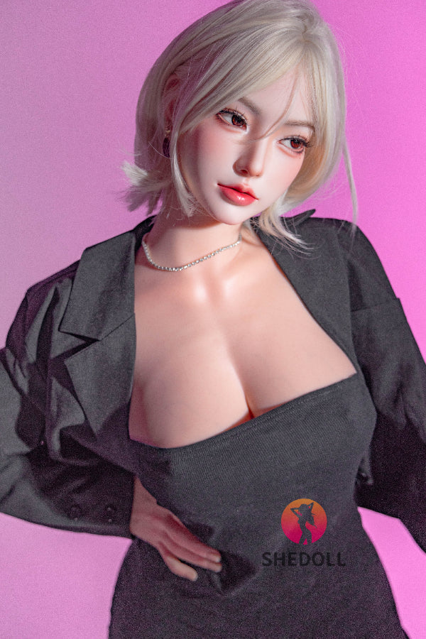 168cm/5ft8 D-cup Silicone Head Sex Doll - Bailu