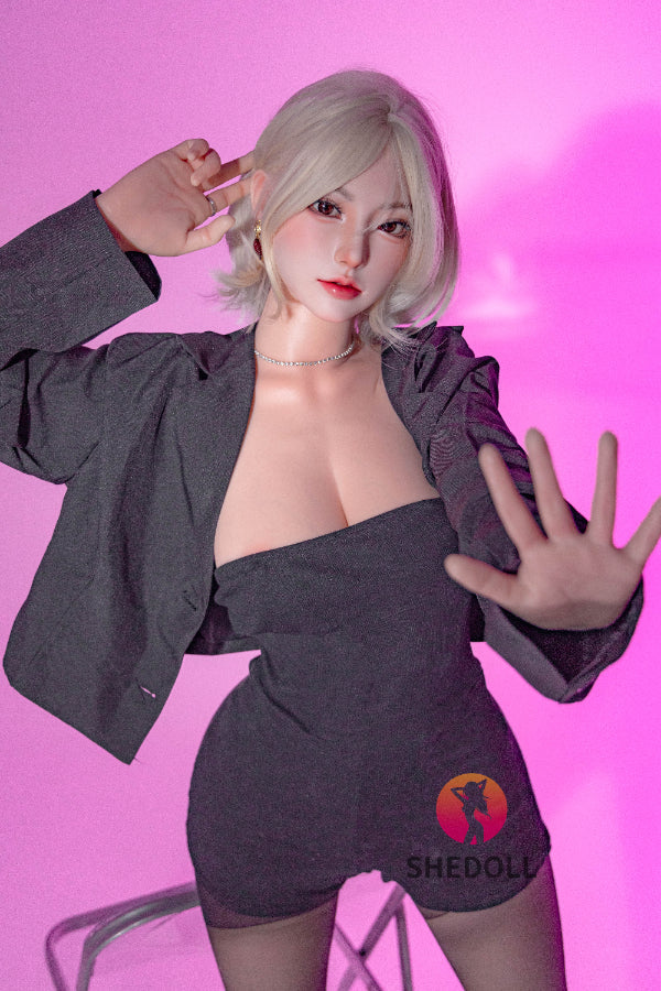 168cm/5ft8 D-cup Silicone Head Sex Doll - Bailu