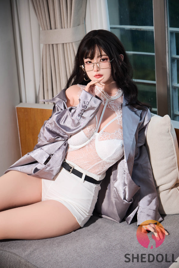 165cm/5ft5 E-cup Silicone Head Sex Doll - Suxingran