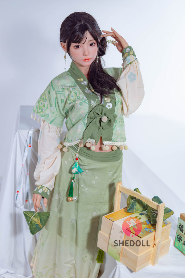 158cm/5ft C-cup Silicone Head Sex Doll - Zhiyuan