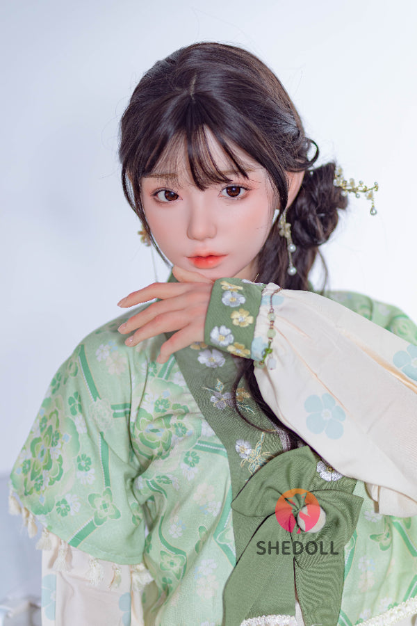 158cm/5ft C-cup Silicone Head Sex Doll - Zhiyuan