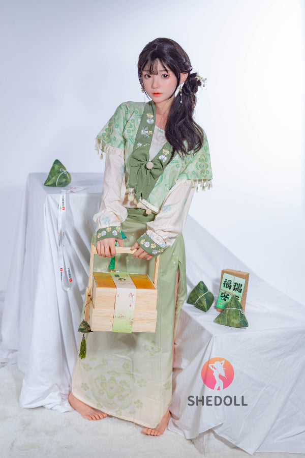 158cm/5ft C-cup Silicone Head Sex Doll - Zhiyuan