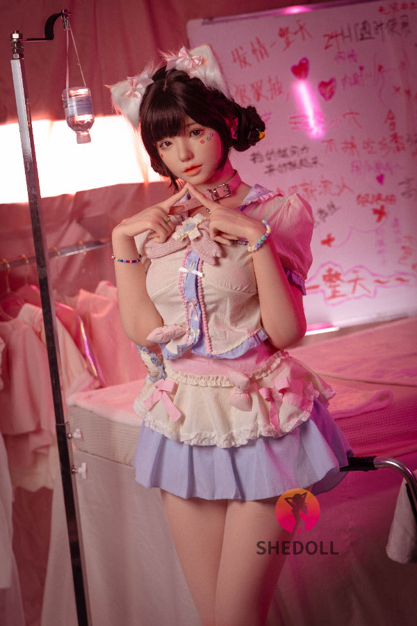 168cm/5ft8 D-cup Silicone Head Sex Doll - Zhiyuan