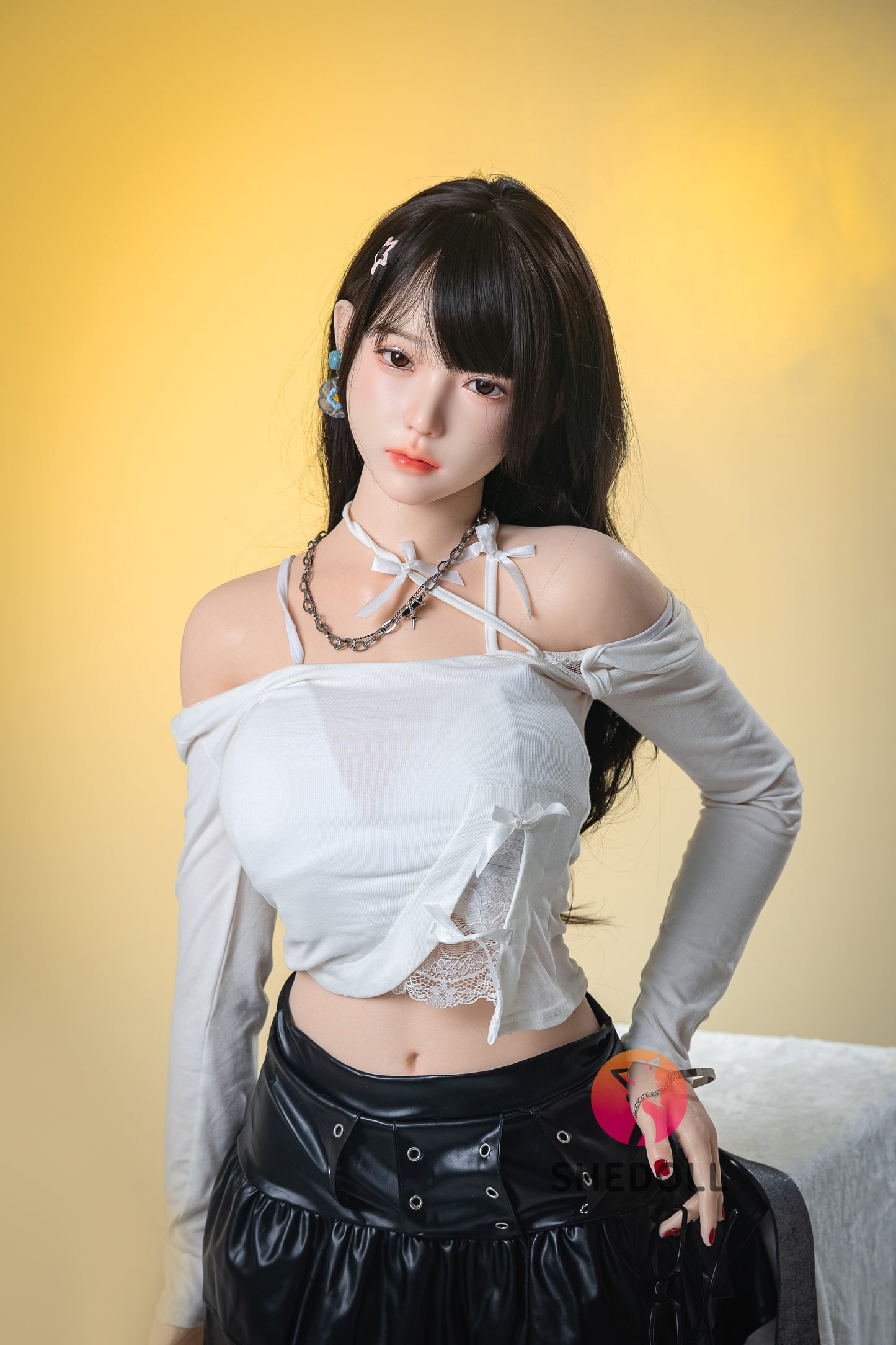 168cm/5ft8 D-cup Chinese Silicone Head Sex Doll - Chuyue2.0