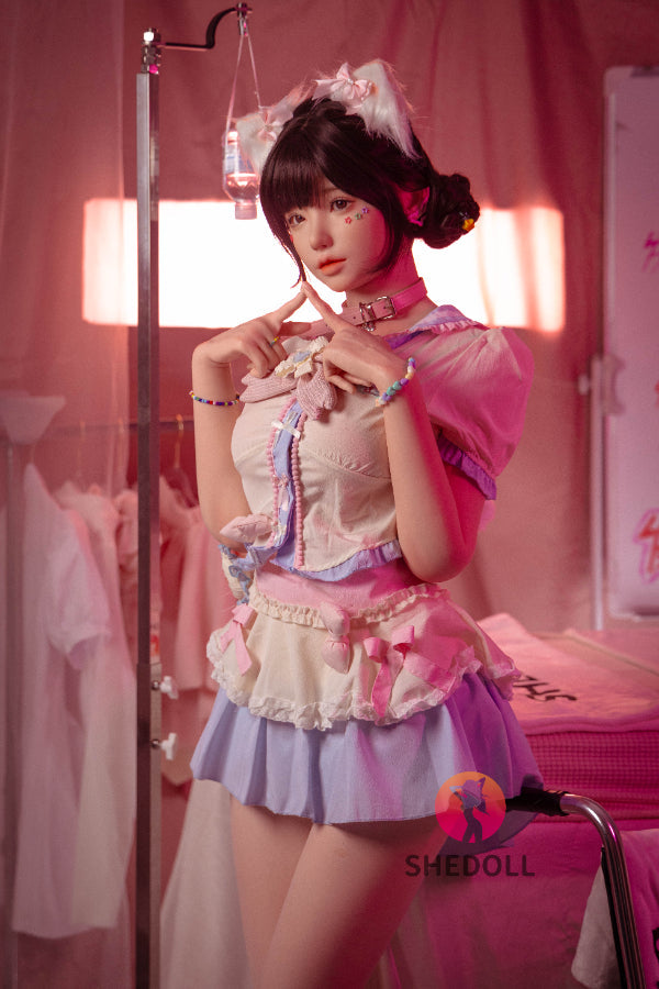 168cm/5ft8 D-cup Silicone Head Sex Doll - Zhiyuan