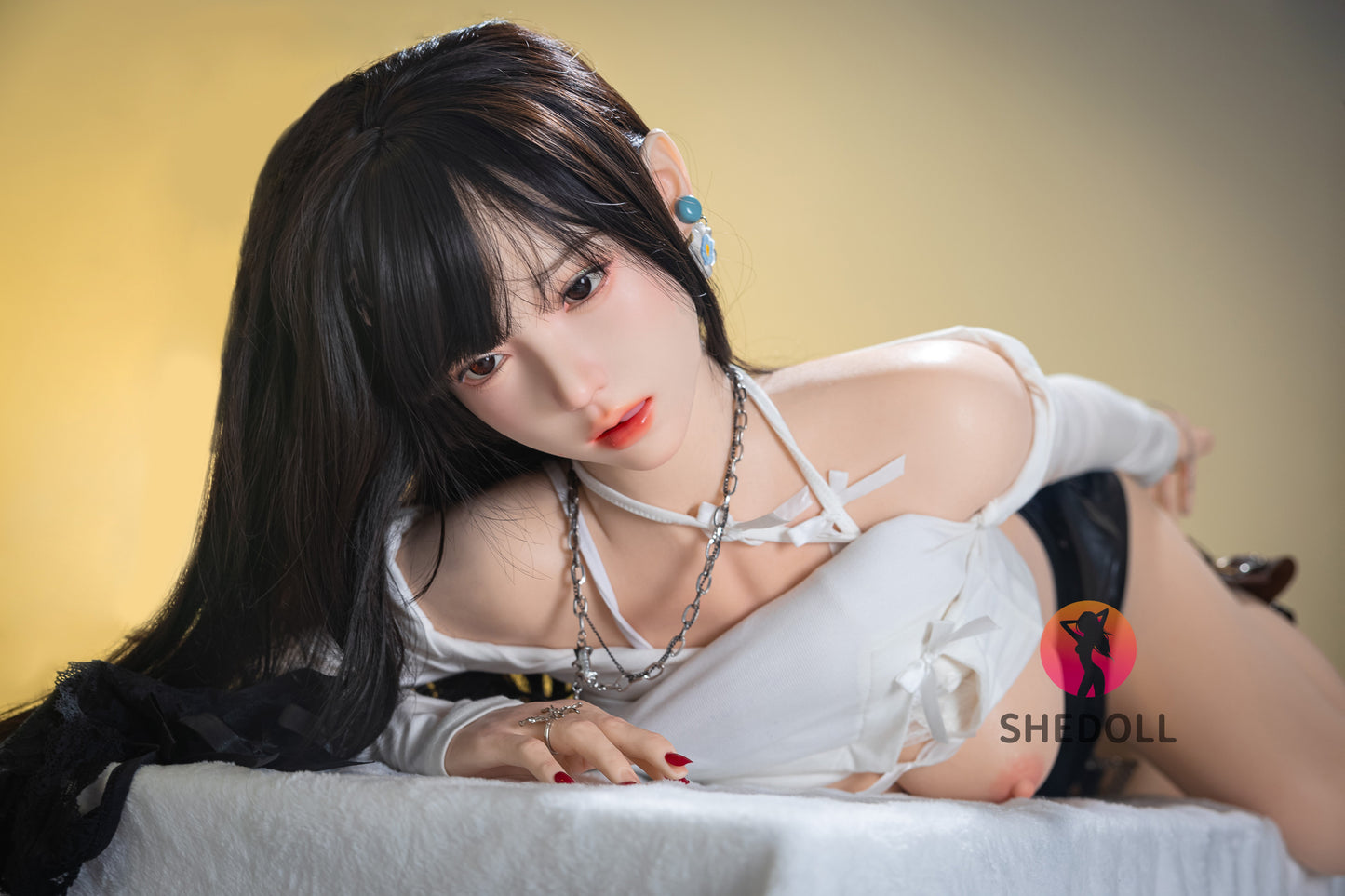 168cm/5ft8 D-cup Chinese Silicone Head Sex Doll - Chuyue2.0