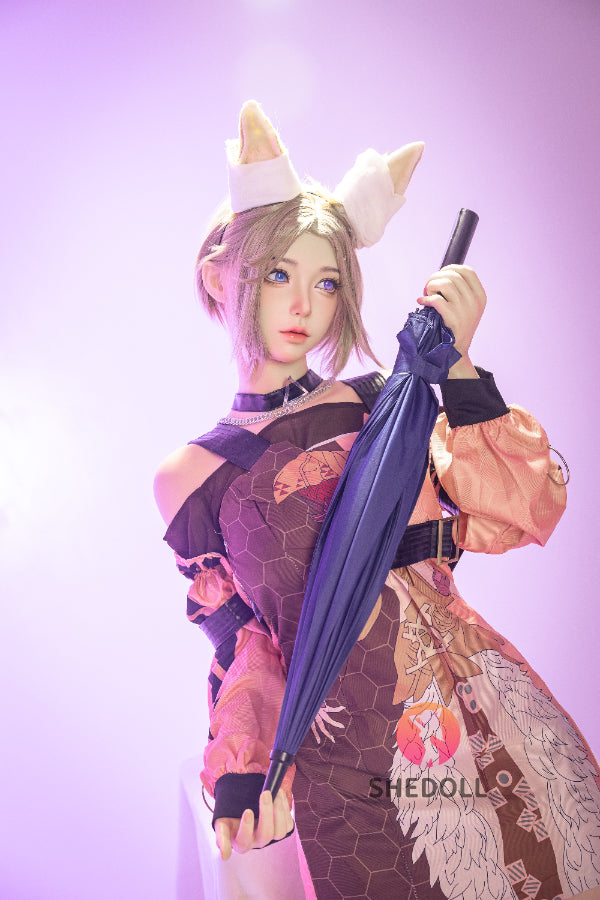 167cm/5ft7 D-cup Silicone Head Cosplay Sex Doll - Chuyue 2.0