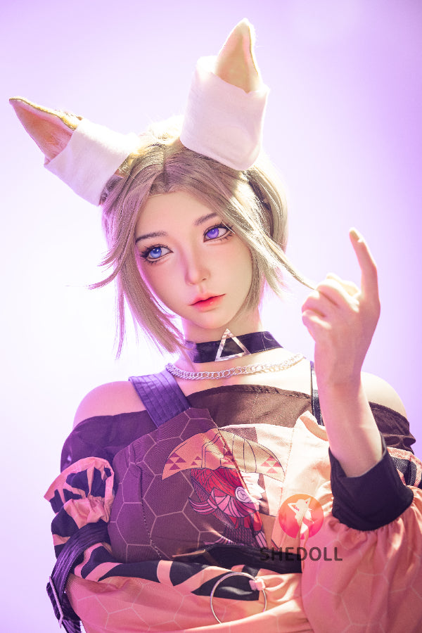 167cm/5ft7 D-cup Silicone Head Cosplay Sex Doll - Chuyue 2.0