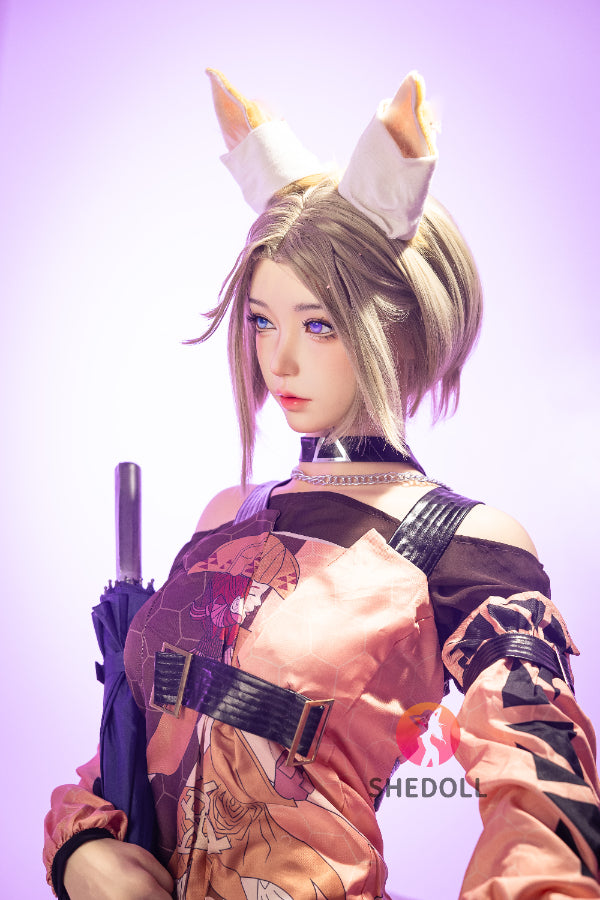 167cm/5ft7 D-cup Silicone Head Cosplay Sex Doll - Chuyue 2.0