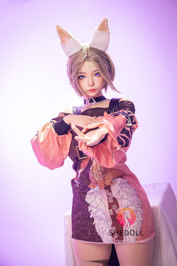 167cm/5ft7 D-cup Silicone Head Cosplay Sex Doll - Chuyue 2.0