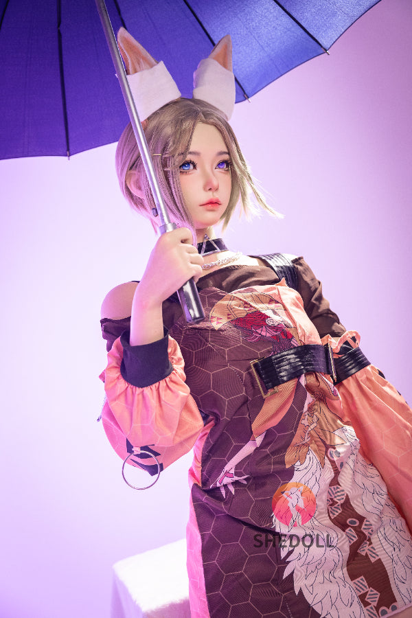 167cm/5ft7 D-cup Silicone Head Cosplay Sex Doll - Chuyue 2.0