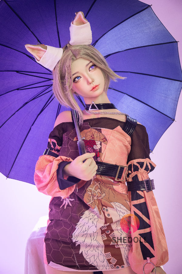 167cm/5ft7 D-cup Silicone Head Cosplay Sex Doll - Chuyue 2.0