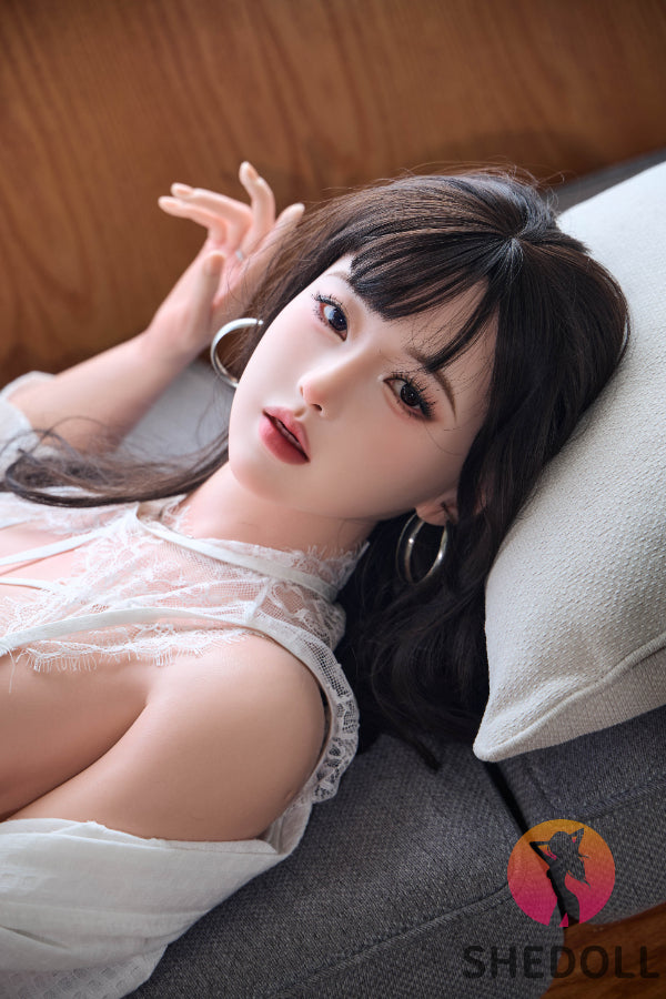 165cm/5ft5 E-cup Silicone Head Sex Doll - Suxingran