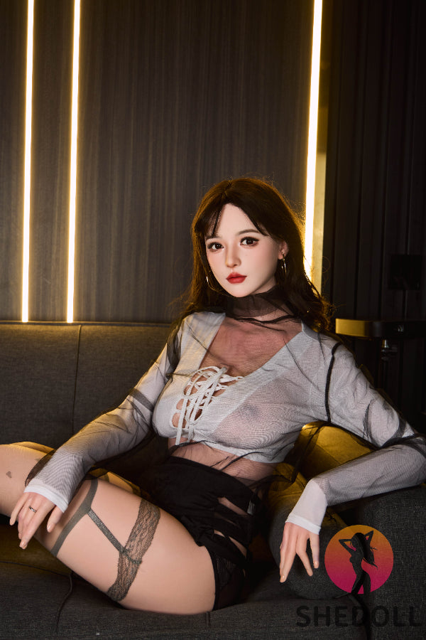 165cm/5ft5 E-cup Silicone Head Sex Doll - Suyuening