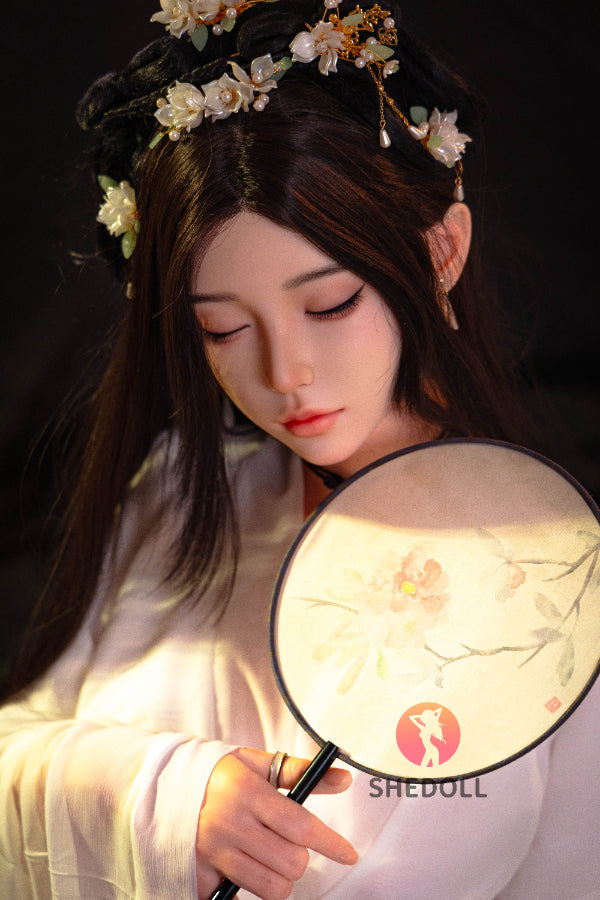 168cm/5ft8 D-cup Silicone Head Eyes Closed Sex Doll - Chuyue