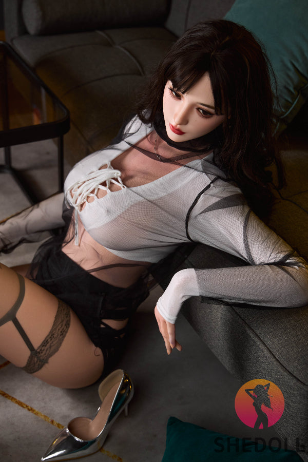 165cm/5ft5 E-cup Silicone Head Sex Doll - Suyuening