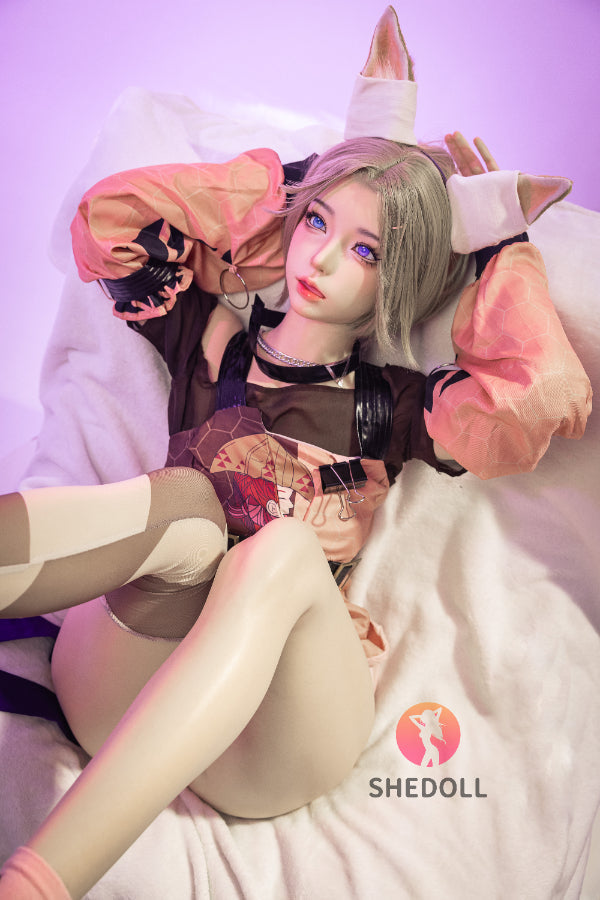 167cm/5ft7 D-cup Silicone Head Cosplay Sex Doll - Chuyue 2.0