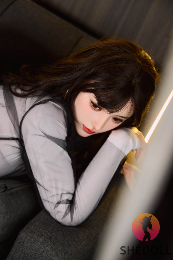 165cm/5ft5 E-cup Silicone Head Sex Doll - Suyuening