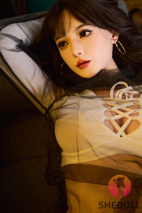 165cm/5ft5 E-cup Silicone Head Sex Doll - Suyuening