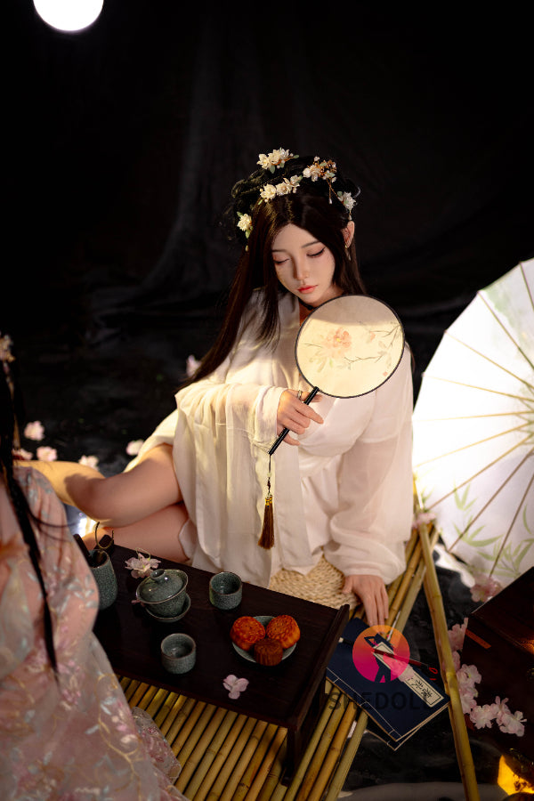 168cm/5ft8 D-cup Silicone Head Eyes Closed Sex Doll - Chuyue