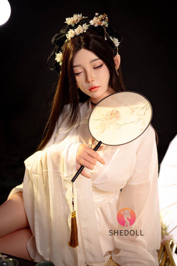 168cm/5ft8 D-cup Silicone Head Eyes Closed Sex Doll - Chuyue