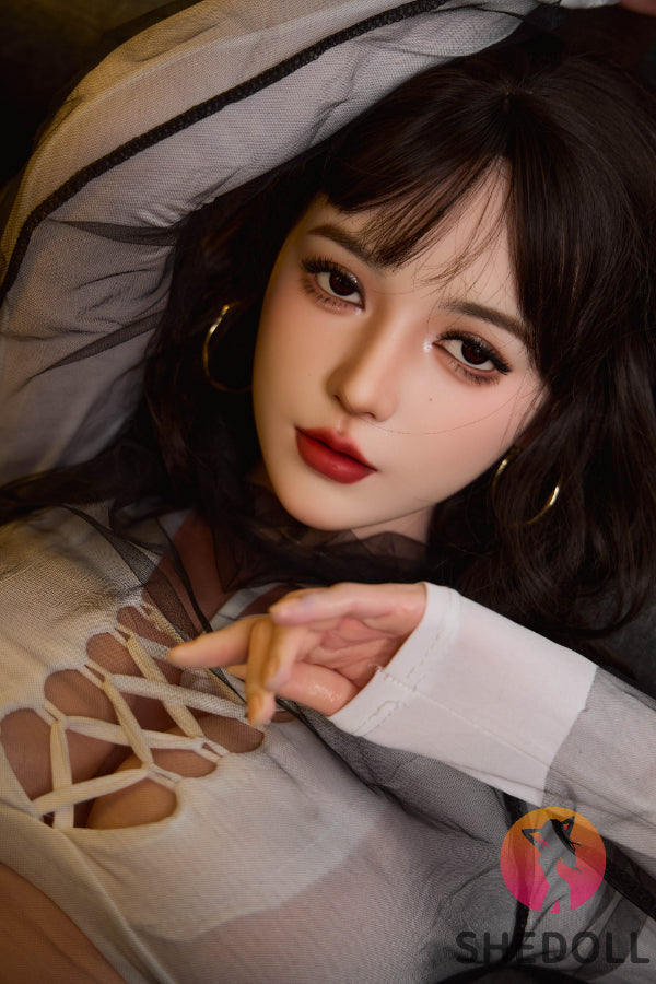 165cm/5ft5 E-cup Silicone Head Sex Doll - Suyuening