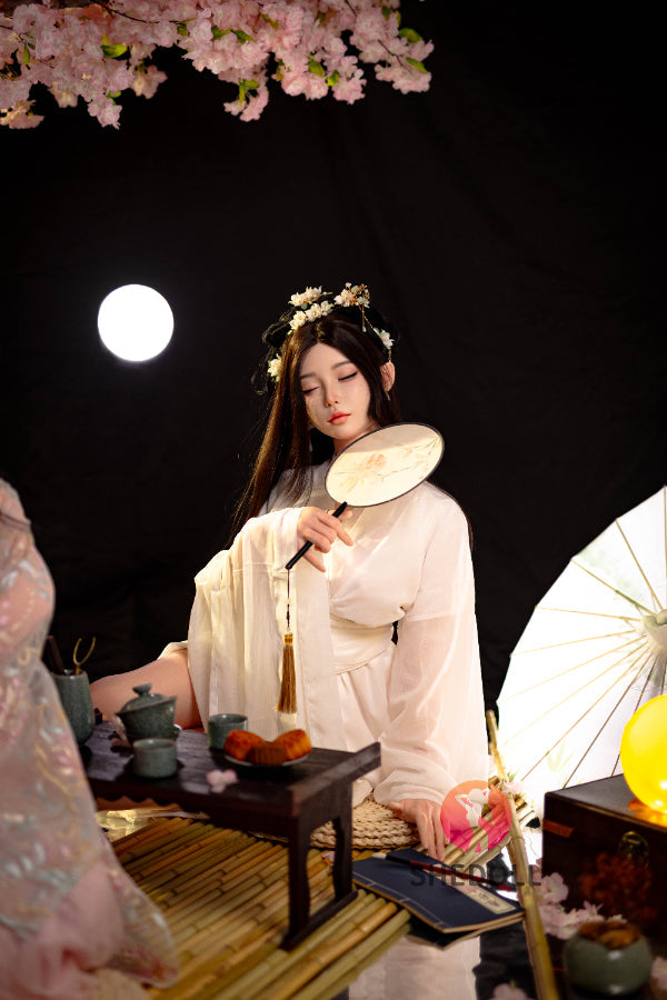 168cm/5ft8 D-cup Silicone Head Eyes Closed Sex Doll - Chuyue